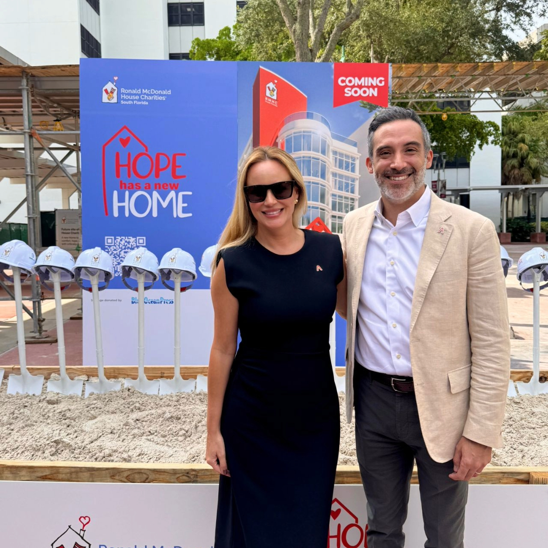 groundbreaking ceremony for the new Ronald McDonald House