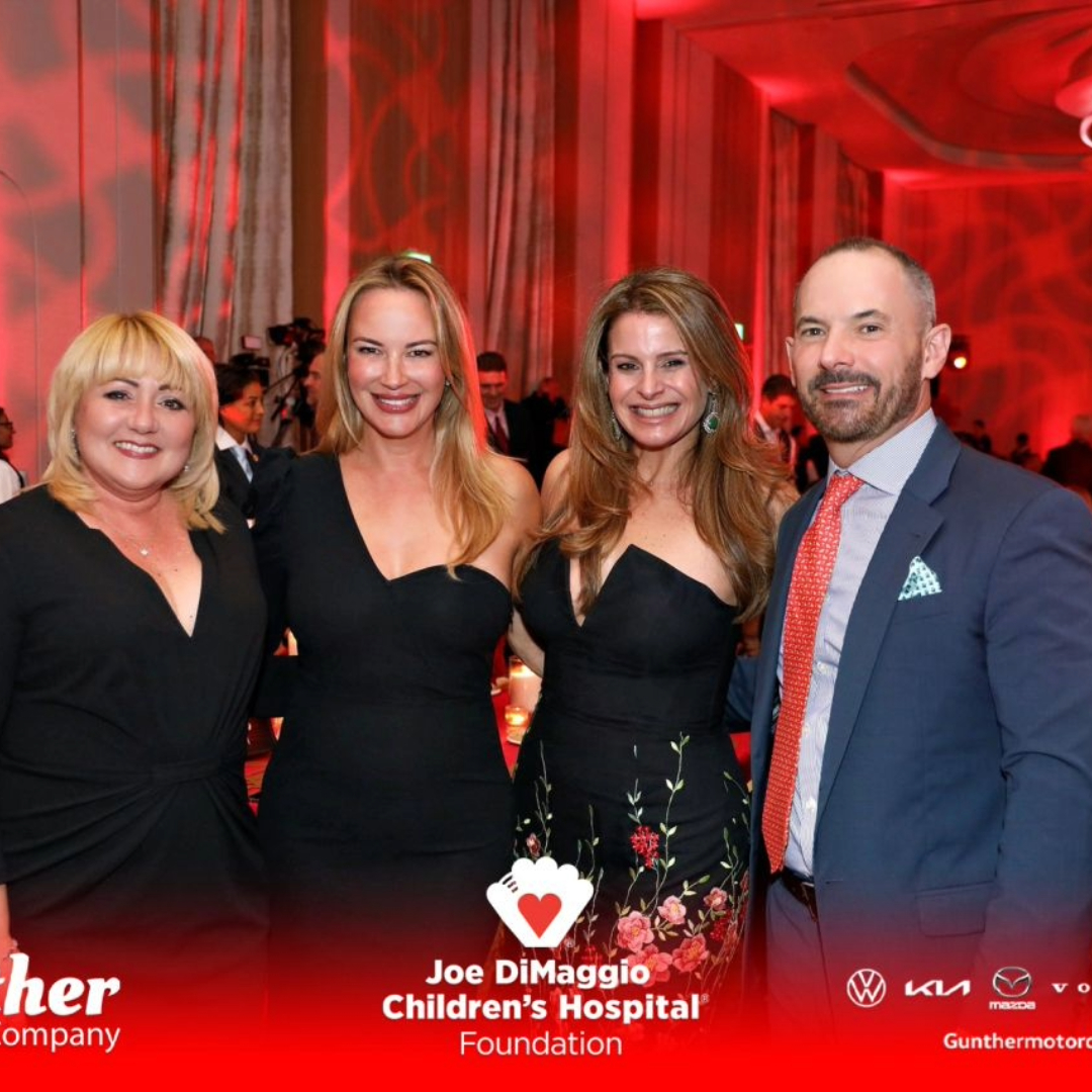 Red gala supporting Joe DiMaggio Children's Hospital Foundation