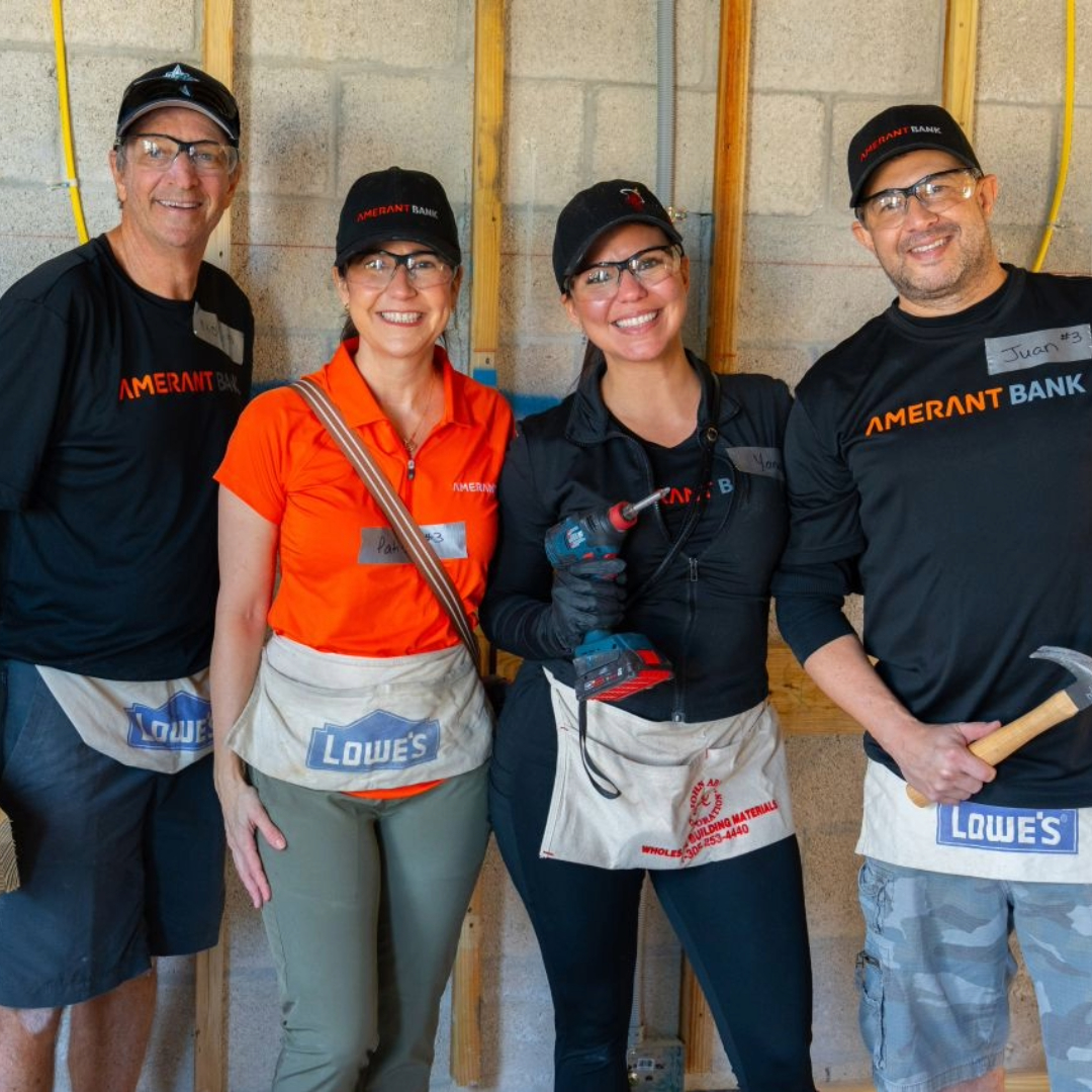 volunteering with habitat for humanity