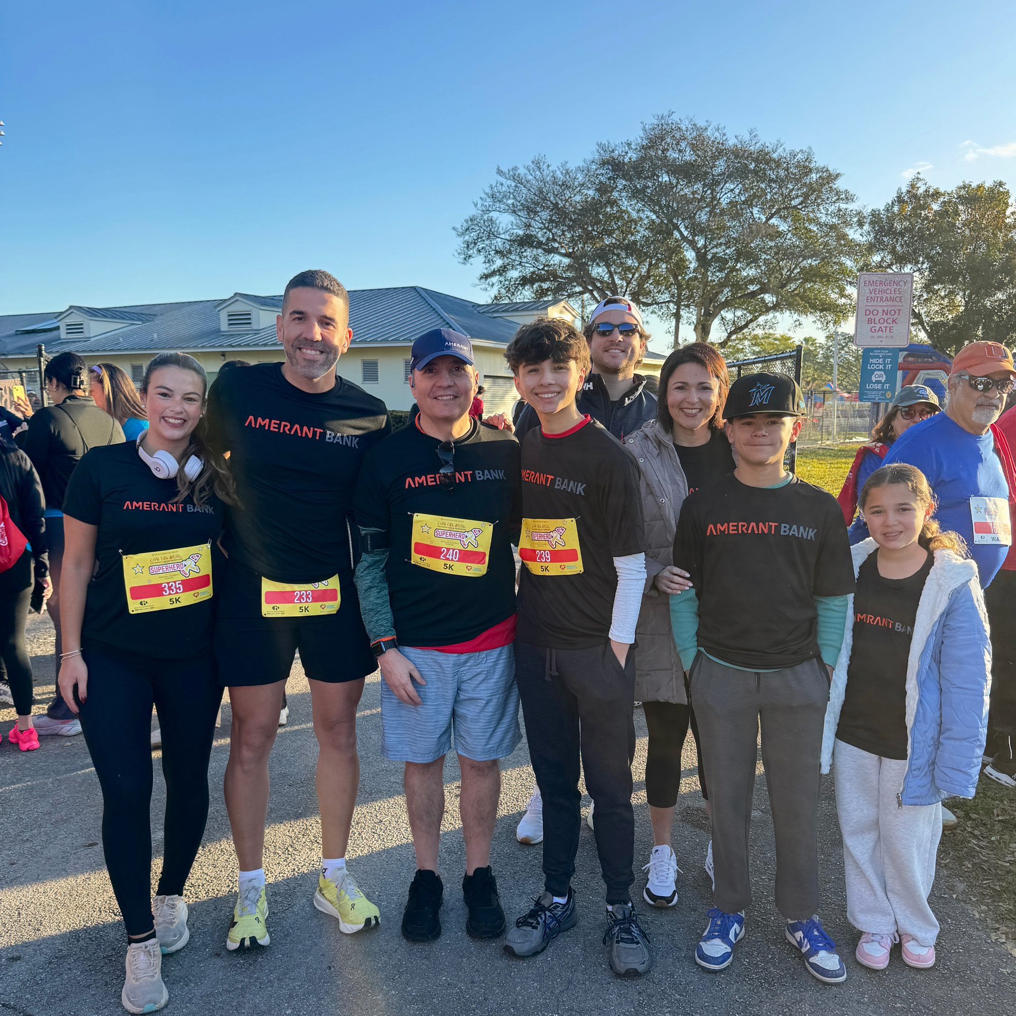 Amerant Bank team members and their family attend Live Like Bella 2026 which they also sponsored