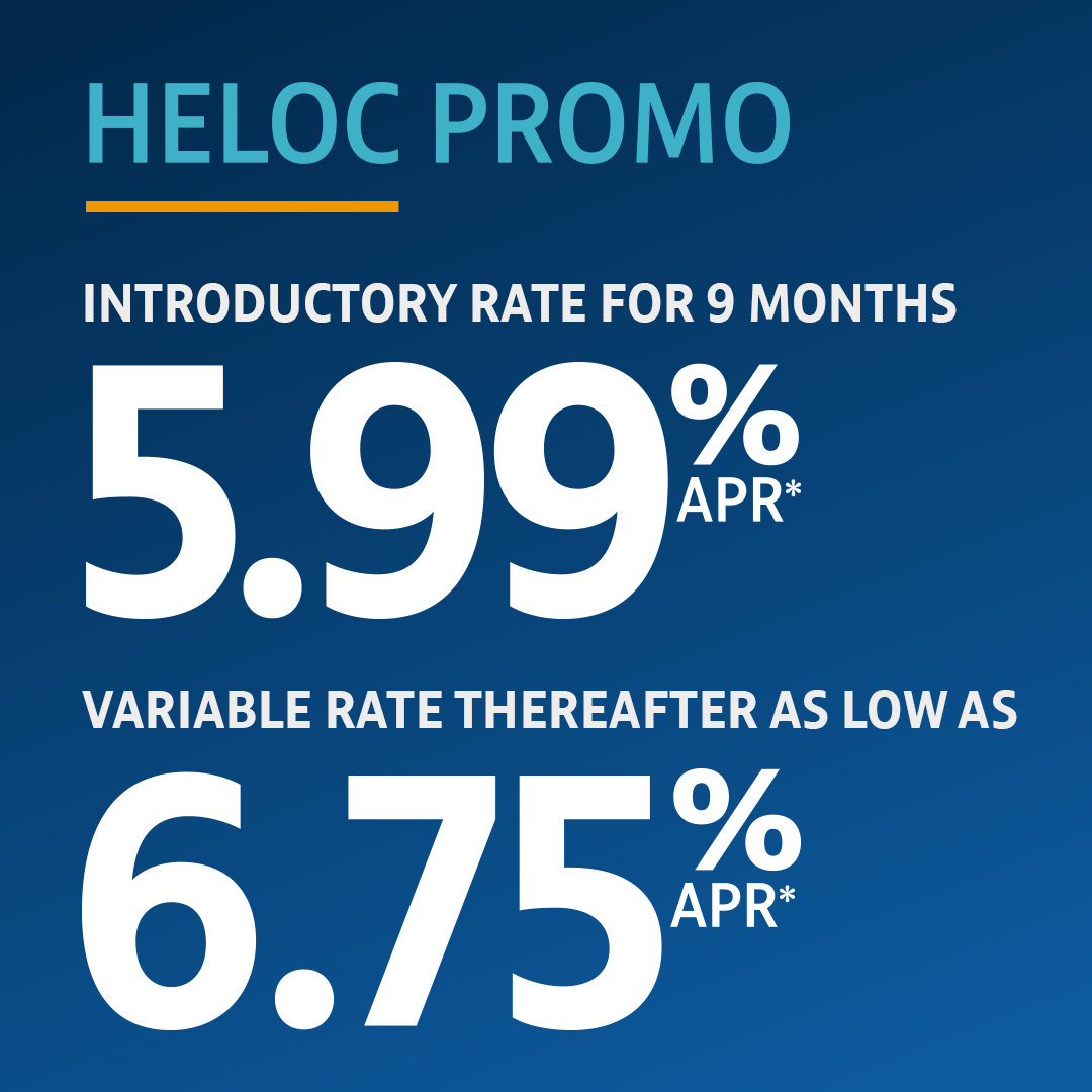 heloc loan special offers - introductory rate of 5.99% APR